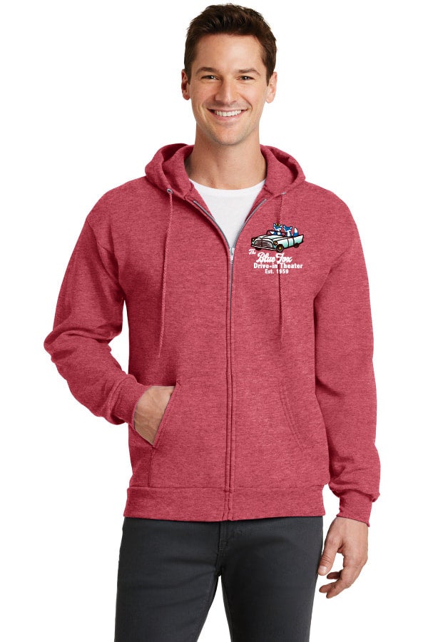 Adult Zip Hoodie Starry Night | Blue Fox Drive-In