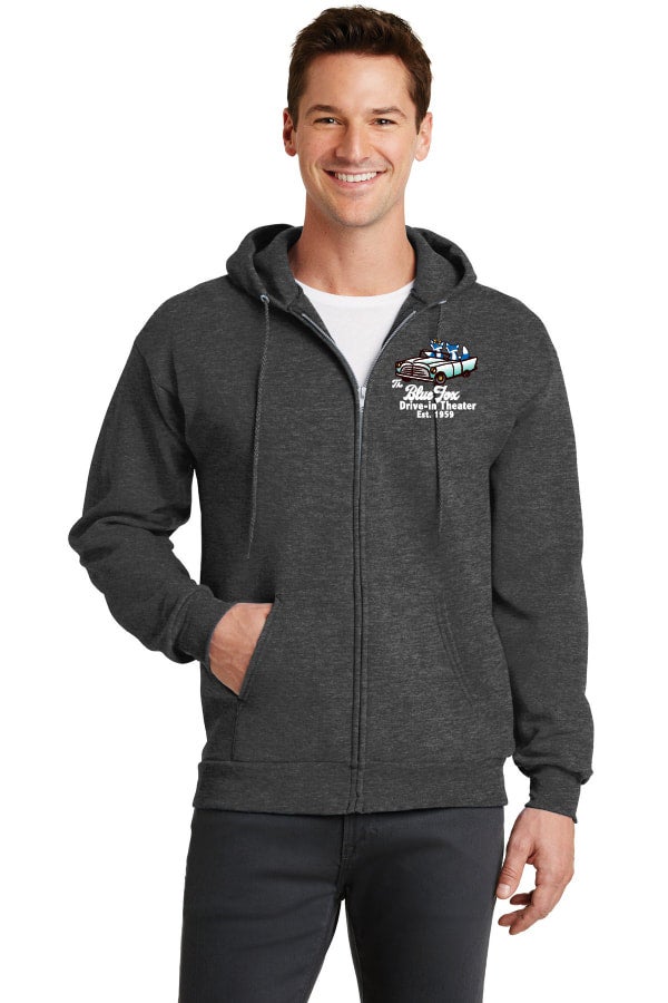 Adult Zip Hoodie Starry Night | Blue Fox Drive-In