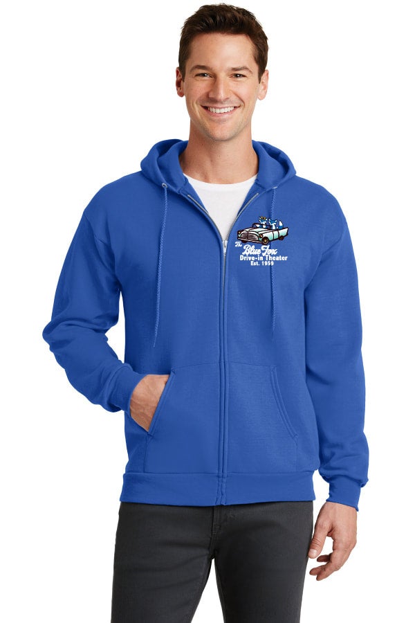 Adult Zip Hoodie Starry Night | Blue Fox Drive-In